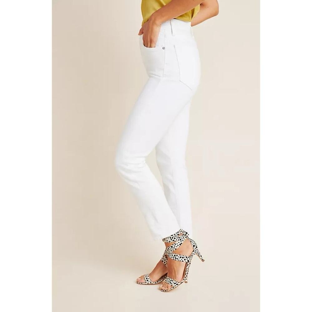 Agolde Nico White Ultra High Rise Slim Fit Button Fly Jeans Women’s Size 29 - Picture 2 of 13